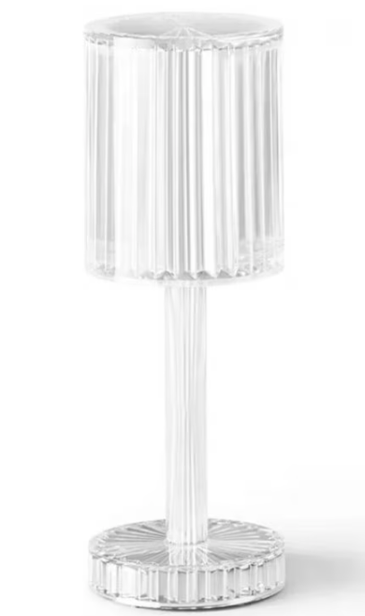 Lampa decorativa de masa cu led stil cristal, touch (model PAHAR)